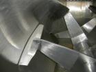 USED: American Process paddle mixer, model SCPB155, 155 cubic feet capacity, 304 stainless steel. Semi-cylindrical. Stainless steel dimple jacketed trough 50