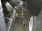 USED: American Process paddle mixer, model SCPB155, 155 cubic feet capacity, 304 stainless steel. Semi-cylindrical. Stainless steel dimple jacketed trough 50