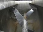 USED: American Process paddle mixer, model SCPB155, 155 cubic feet capacity, 304 stainless steel. Semi-cylindrical. Stainless steel dimple jacketed trough 50