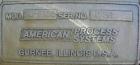 USED: American Process paddle mixer, model SCPB155, 155 cubic feet capacity, 304 stainless steel. Semi-cylindrical. Stainless steel dimple jacketed trough 50