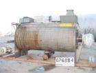 USED: American Process paddle mixer, model SCPB155, 155 cubic feet capacity, 304 stainless steel. Semi-cylindrical. Stainless steel dimple jacketed trough 50