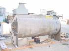 USED: American Process paddle mixer, model SCPB155, 155 cubic feet capacity, 304 stainless steel. Semi-cylindrical. Stainless steel dimple jacketed trough 50