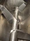USED: American Process paddle mixer, model SCPB155, 155 cubic feet capacity, 304 stainless steel. Semi-cylindrical. Stainless steel dimple jacketed trough 50