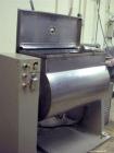 Used-Baker Perkins Stainless Steel Paddle Mixer.  Maximum capacity 7 cubic feet (200 liters).  50 Hz.
