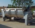 USED: Blonco paddle mixer, stainless steel construction, approximately 10,000 lb capacity. Inside trough dimensions 70