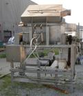Used Stainless SteelCustom Metal Craft Dual Shaft Paddle Mixer, 15 cubic feet, model DRB-310426