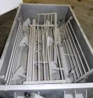 Used Custom Metalcraft Dual Shaft Paddle Mixer, 90 Cubic Feet (4000 Pounds), Model DRB-4000LB, 304 Stainless Steel. Non-jacketed trough 58-1/4