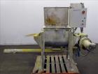 Used Marion Paddle Mixer, Model FPS1824, 304 Stainless Steel. Working capacity 4 cubic feet, maximum 110 rpm. Non-jacketed trough 18