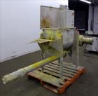 Used Marion Paddle Mixer, Model FPS1824, 304 Stainless Steel. Working capacity 4 cubic feet, maximum 110 rpm. Non-jacketed trough 18