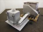 Used Stainless Steel Halvor Forberg Twin Shaft Fluidizer, 4.2 Cubic Feet, Model F-120