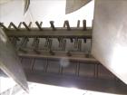 Used Stainless Steel Halvor Forberg Twin Shaft Fluidizer, 4.2 Cubic Feet, Model F-120