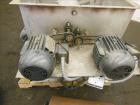 Used Stainless Steel Halvor Forberg Twin Shaft Fluidizer, 4.2 Cubic Feet, Model F-120