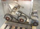 Used- Stainless Steel Halvor Forberg Twin Shaft Fluidizer, 4.2 Cubic Feet, Model F-120