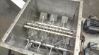 Used Stainless Steel Halvor Forberg Twin Shaft Fluidizer, 4.2 Cubic Feet, Model F-120