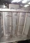 Used Stainless Steel Halvor Forberg Twin Shaft Fluidizer, 4.2 Cubic Feet, Model F-120