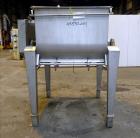 Used Stainless Steel Forberg Twin Shaft Paddle Mixer.