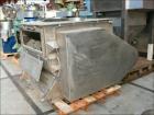 Used- Stainless Steel Halvor Forberg 787 (F-500) Double Shaft Paddle Mixer, capacity 17.7 cubic feet (500 liters)