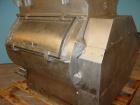 Used Halvor Forberg Twin Shaft Fluidizer, Model 795, Stainless Steel. Chamber approximately 52’’ long x 60’’ wide. (2) 3-1/2’’ diameter shafts with (14) paddles per shaft,  paddles 9-1/4’’ x 10’’ wel...