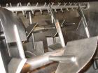 Used Halvor Forberg Twin Shaft Fluidizer, Model 795, Stainless Steel. Chamber approximately 52’’ long x 60’’ wide. (2) 3-1/2’’ diameter shafts with (14) paddles per shaft,  paddles 9-1/4’’ x 10’’ wel...