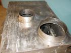 Used Halvor Forberg Twin Shaft Fluidizer, Model 795, Stainless Steel. Chamber approximately 52’’ long x 60’’ wide. (2) 3-1/2’’ diameter shafts with (14) paddles per shaft,  paddles 9-1/4’’ x 10’’ wel...