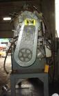 Used Henschel Horizontal Mixer, 300 Liter, Model HVD300. Stainless steel contact parts. Driven by a 40 HP/XP 3/60/230/460V, 102/51 amp motor to gearbox. Clamp down swing open top cover with 3/4 HP 11...