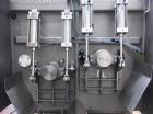 Used Inotec Double Paddle Vacuum Mixer, Type IM3000V. Stainless steel construction. Working capacity 105.9 cubic feet (3000 liters). Double shafts with each 6 paddles. Double end product discharge. C...