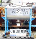 Used Stainless Steel Jaygo Plow Mixer, 10 Cubic Feet, Model JRB10