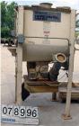 Used Carbon Steel Kelly Duplex Single Shaft Horizontal Paddle Mixer, Model 3604HM