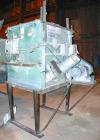 USED: Kelly Duplex model 3604HM single shaft horizontal paddle mixer. 36 cubic foot working capacity, carbon steel. Non-jacketed trough 36