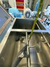 Used- Marion Paddle Blender, Stainless Steel. Approximately 10 Cubic feet