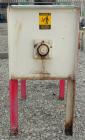 Used Marion Paddle Mixer, Model 1001, 1.5 cubic foot working capacity. 304 stainless steel clad; carbon steel outside. Non-jacketed trough 12