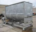 Used-Marion 200 Cubic Foot Paddle Blender, Model 4140. Carbon steel construction. Trough measures 54