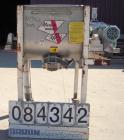 Used Marion Paddle Mixer, Model 6001. 3.5 cubic feet working capacity (5 total), 304 stainless steel. Non-jacketed trough 18