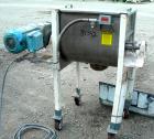 Used- Marion Paddle Mixer, Model 6001. 3.5 cubic feet working capacity (5 total), 304 stainless steel. Non-jacketed trough 1...