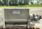 Used Marion Paddle Mixer, 15 Cubic Feet,  304 Stainless Steel. Non-jacketed trough 27-1/2