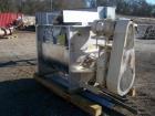 Used- Marion Paddle Mixer, approximately 35 Cubic Feet., Model 6041. 304 stainless steel, jacketed. Trough dimensions are 48...