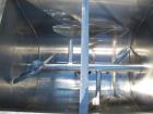 Used- Marion Paddle Mixer, approximately 35 Cubic Feet., Model 6041. 304 stainless steel, jacketed. Trough dimensions are 48...