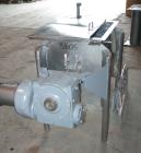 USED: Marion paddle mixer, model FPS1824. 4 cu ft working capacity, 304 stainless steel. Non-jacketed trough 18
