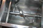 USED: Marion paddle mixer, model FPS1824. 4 cu ft working capacity, 304 stainless steel. Non-jacketed trough 18