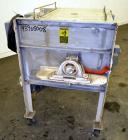 Used Marion Paddle Mixer, Model SPS1824, 3.5 Cubic Foot Working Capacity (5 Total), 304 Stainless Steel. Non-jacketed trough 18” wide x 24” long x approximately 22” deep. 2-1/4” Diameter shaft with (...