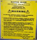 Used Marion Paddle Mixer, Model SPS1824, 3.5 Cubic Foot Working Capacity (5 Total), 304 Stainless Steel. Non-jacketed trough 18” wide x 24” long x approximately 22” deep. 2-1/4” Diameter shaft with (...