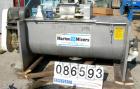 Used Marion Paddle Mixer, Model SPS-2466, Approximately 19.5 Cubic Feet Working Capacity, 304 Stainless Steel. Non-jacketed trough 24