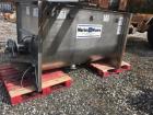 Used Marion paddle mixer, approx 45 cu ft. Model SPY3672. Stainless steel sanitary construction. 36