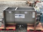 Used Marion paddle mixer, approx 45 cu ft. Model SPY3672. Stainless steel sanitary construction. 36