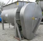 Used Marion Semi-Cylindrical Paddle Mixer, Model SPY66144, approximately 300 cubic feet working capacity, 304 stainless steel. Non-jacketed trough 55 1/2
