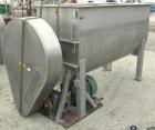 Used Marion Semi-Cylindrical Paddle Mixer, Model SPY66144, approximately 300 cubic feet working capacity, 304 stainless steel. Non-jacketed trough 55 1/2