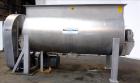 Used Marion Semi-Cylindrical Paddle Mixer, approximately 300 cubic feet working capacity, 304 stainless steel. Non-jacketed trough 55-1/2