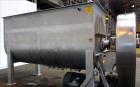 Used Marion Semi-Cylindrical Paddle Mixer, approximately 300 cubic feet working capacity, 304 stainless steel. Non-jacketed trough 55-1/2