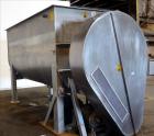 Used Marion Semi-Cylindrical Paddle Mixer, approximately 300 cubic feet working capacity, 304 stainless steel. Non-jacketed trough 55-1/2