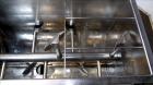 Used Marion Semi-Cylindrical Paddle Mixer, approximately 300 cubic feet working capacity, 304 stainless steel. Non-jacketed trough 55-1/2